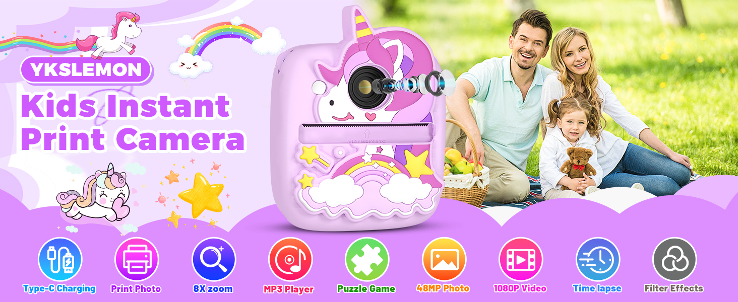 YKSLEMON Kids camera