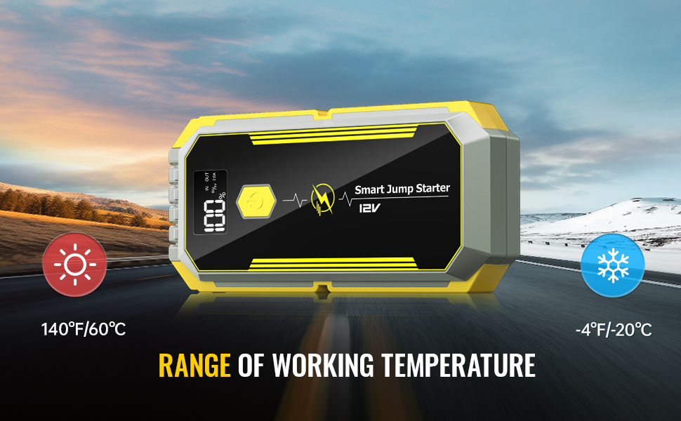 car battery charger and jump starter