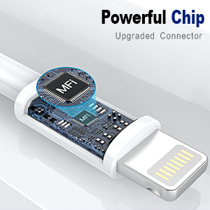 iPhone Cable withstand at least 20000 cycles of 95 degree