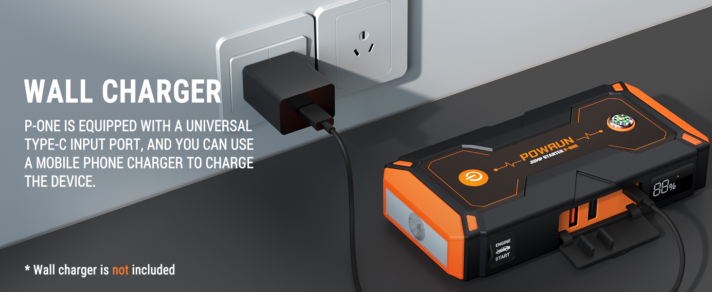 car battery booster jump starter