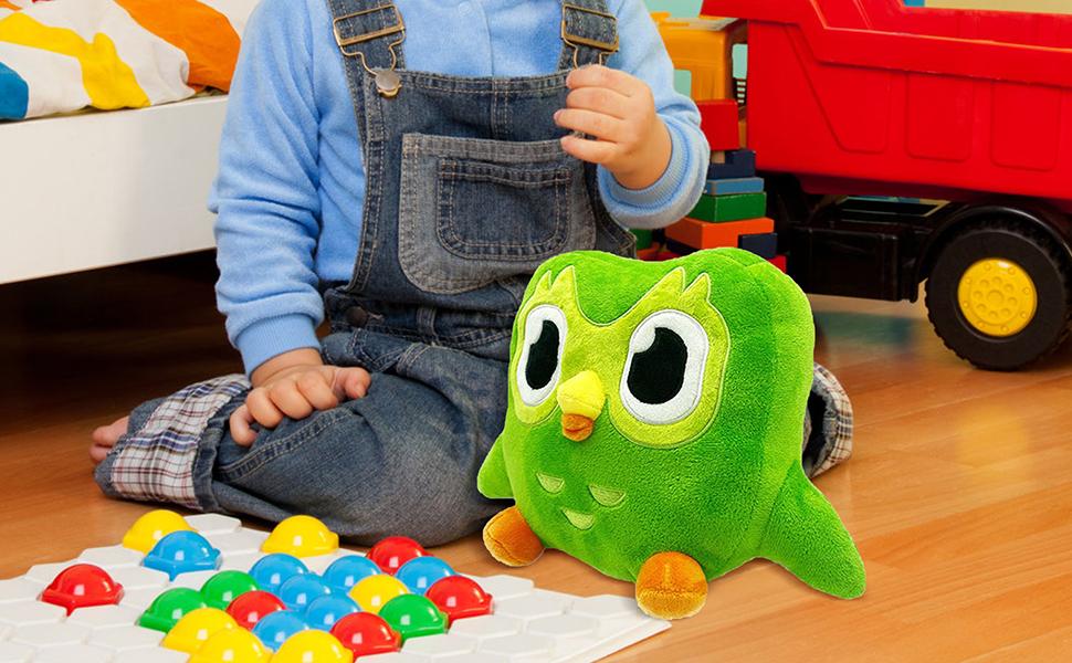 Duolingo Stuffed Toy Duolingo Owl Calming Doll Kids Throw Pillow Plush Children Toys Animal Relaxing