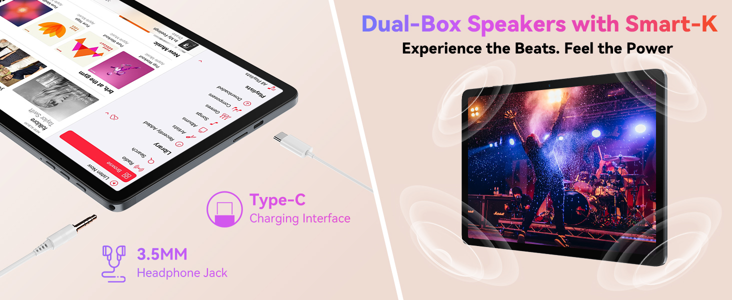 Dual-Box Speakers with Smart-KExperience the Beats, Feel the Power