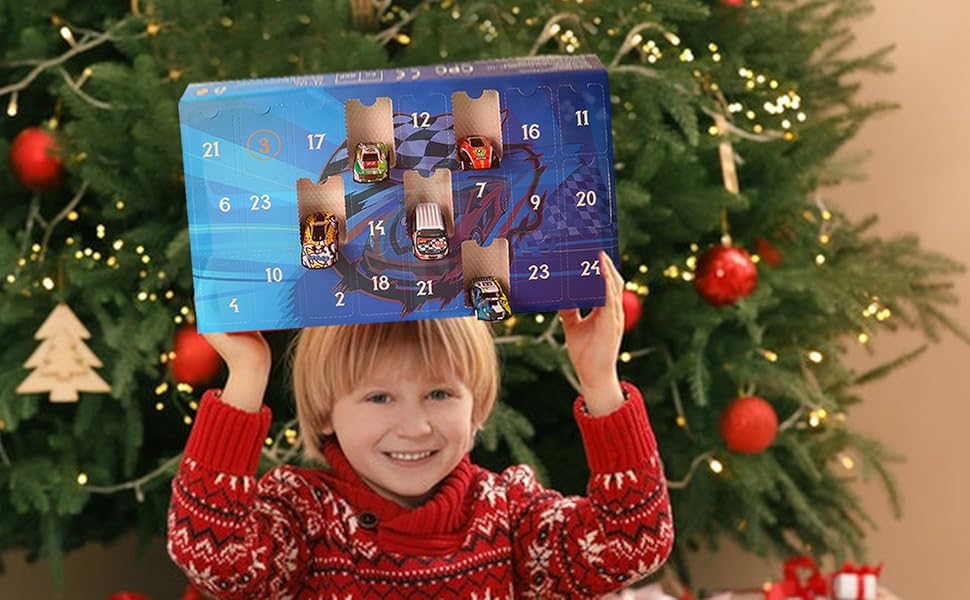 Car Toy Christmas Advent Calendar 2024