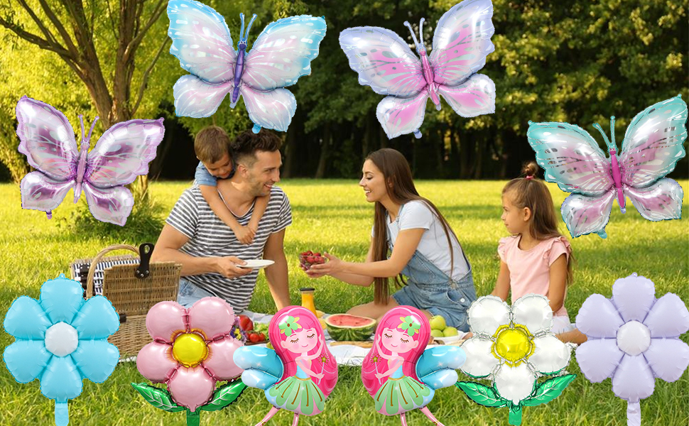 6th butterfly decorations birthday