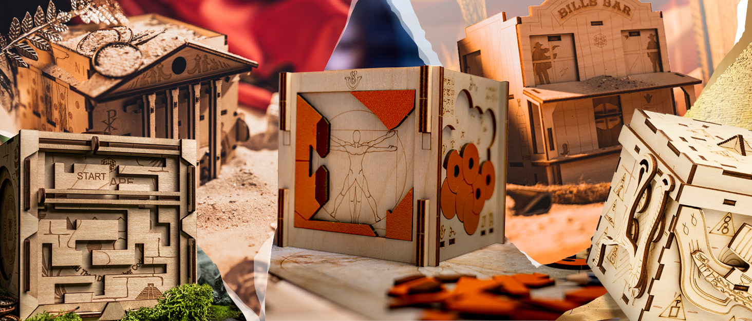 INSCAPE Da Vinci's Marvel - Raadselbox Hout