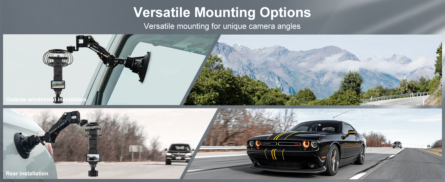 suction mount car camera mount