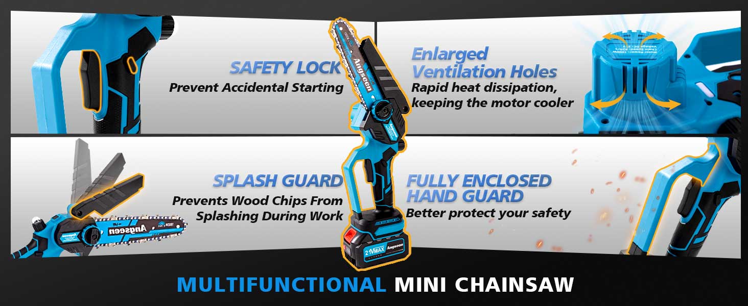 mini chainsaw cordless 6 inch