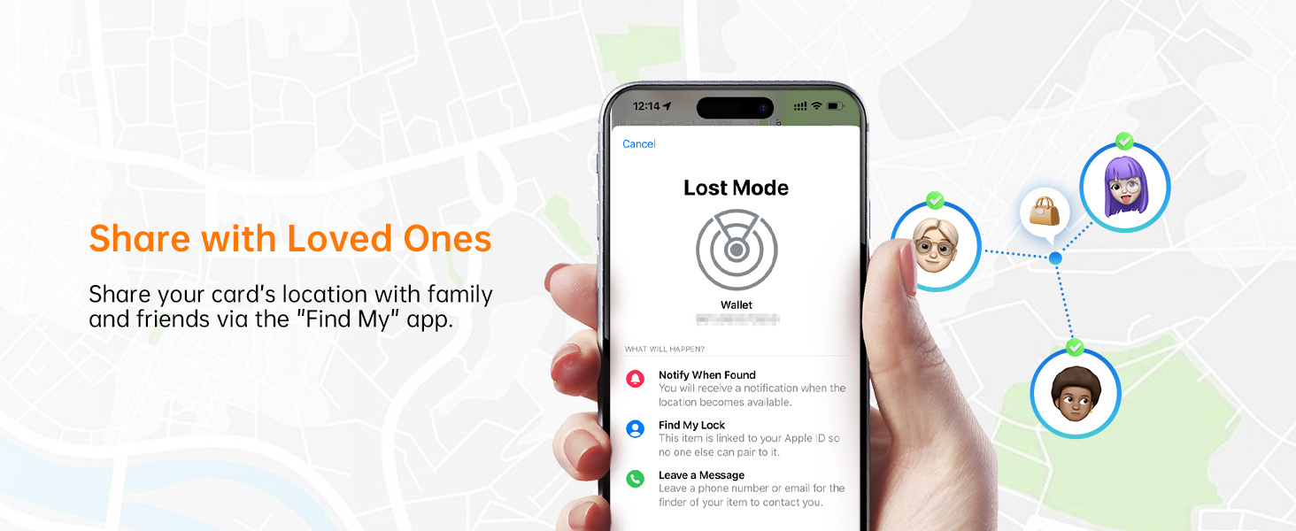 Airtag, card tracker, item finder