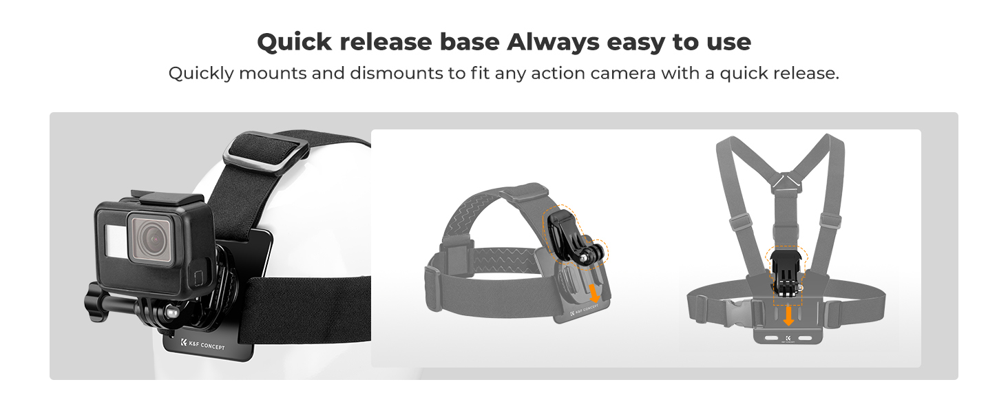 Action Camera Head Mount Harness Band Strap