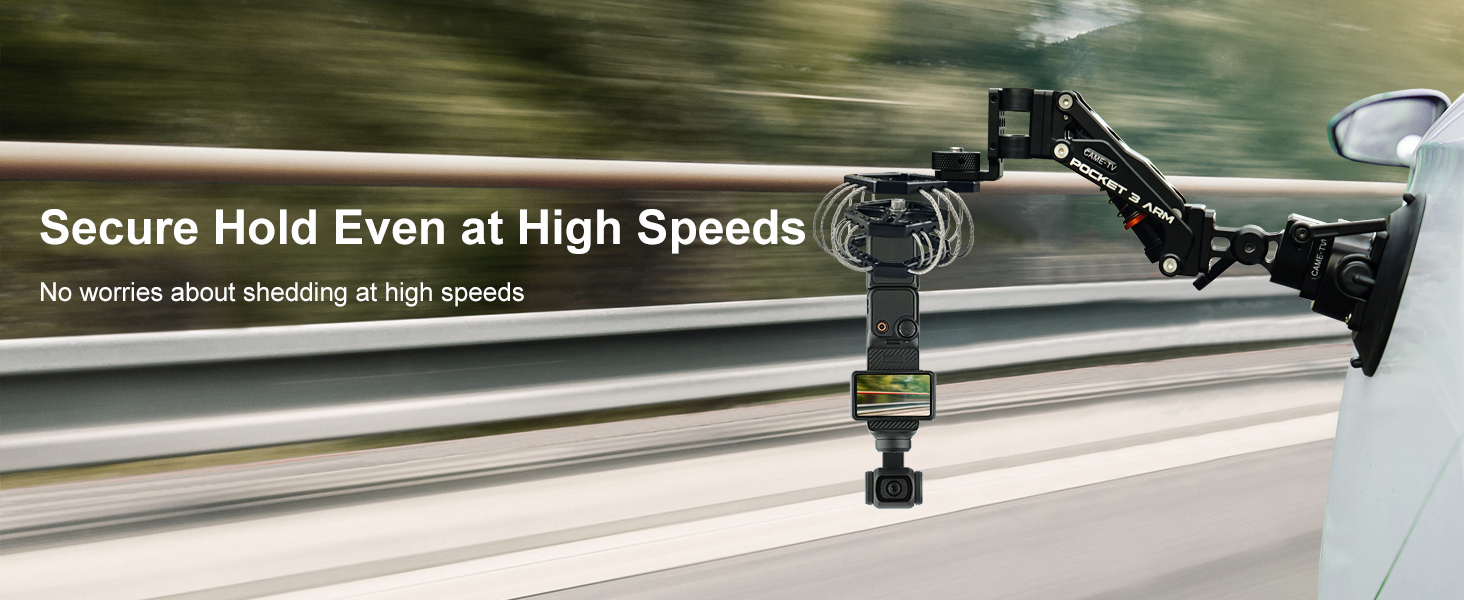 action camera car mount shock absorber arm