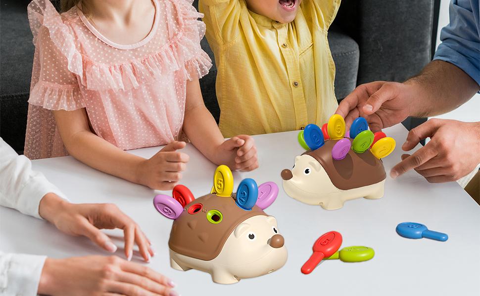 Colorful Hedgehog Learning Toy