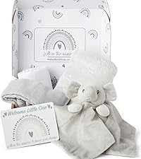 elephant fleece gift set personalised baby gifts unisex baby gift hamper