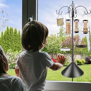 bird feeder pole