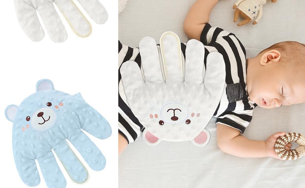 baby startle prevention hand glove electric baby palm baby soothing palm pillow baby sleep
