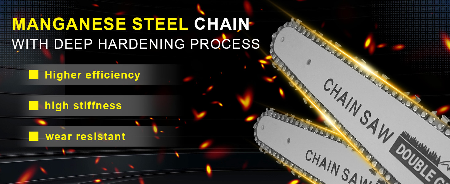 Cordless Chainsaw 12 inch Battery Power