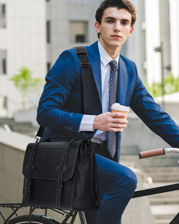 leather laptop bag