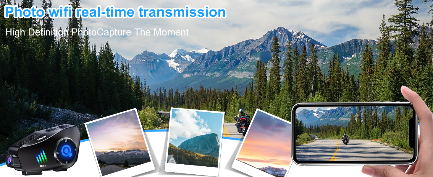 Motorcycle Helmet Headset with Camera 1080P