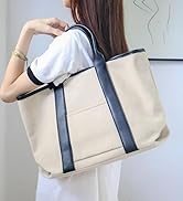 GSenhui Canvas Tote Bags for Women Large Handbags for School Work Tote Bags with Adjustable Strap...