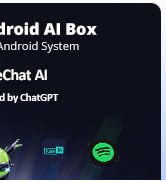ATOTOZONE AD5 Wireless CarPlay/Wireless Android Auto AI Box, Plug & Play, Samrt AI Dongle Power B...