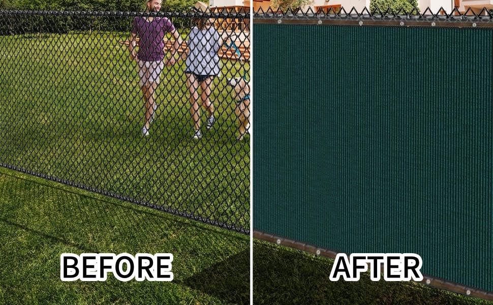 Privacy Fence Screen Green