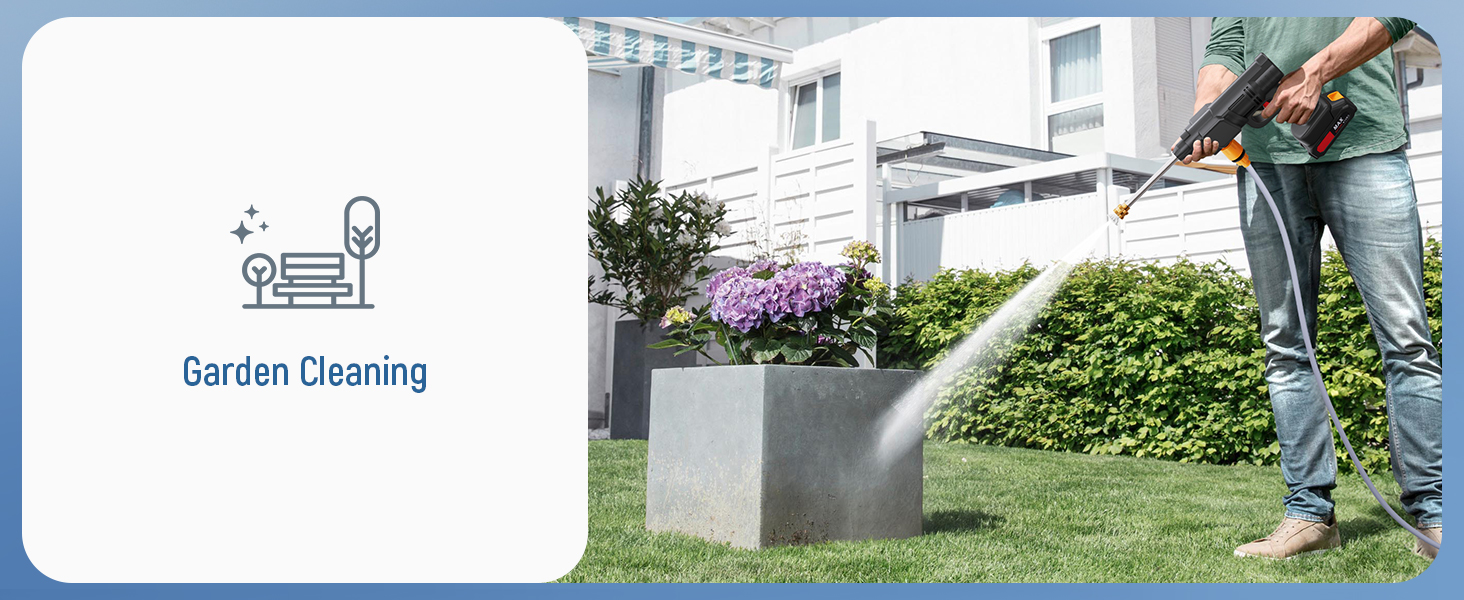 jet washers garden cleaning