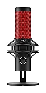 HyperX QuadCast 2, USB Microphone for Gaming, Streaming and Podcasting, Tap to Mute