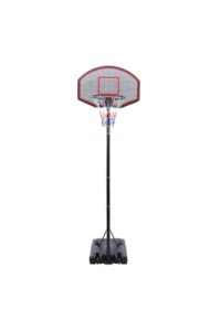 Qivange Basketball Hoop Height Adjustable Basketball Hoop Outdoor Portable Kids Basketball Hoop and Stand with Basketball Net