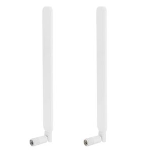 EMSea 2pcs SMA Male Omni Directional Antenna 4G LTE/ 5G Sub-6 Omni Directional Antenna 600-3980Mhz 8dbi Gain Antenna for Mobile Hotspot Cellular Trail Cameras
