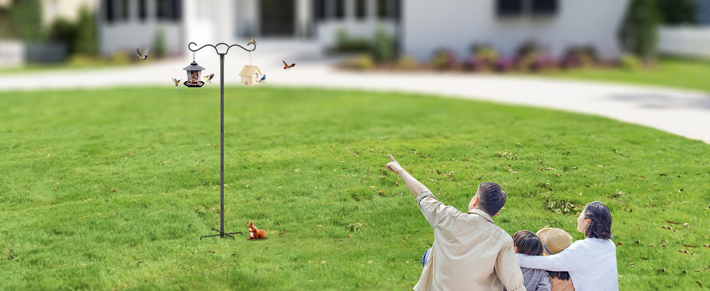 tall shepherds hooks for bird feeder