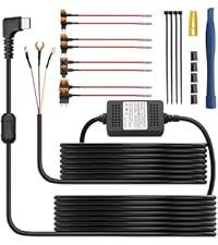 3 Wire Dash Cam Hardwire Kit 11.5ft/3.5M USB C 12V-24V car Dashcam Hard Wiring Kit With 4 Type Fuse