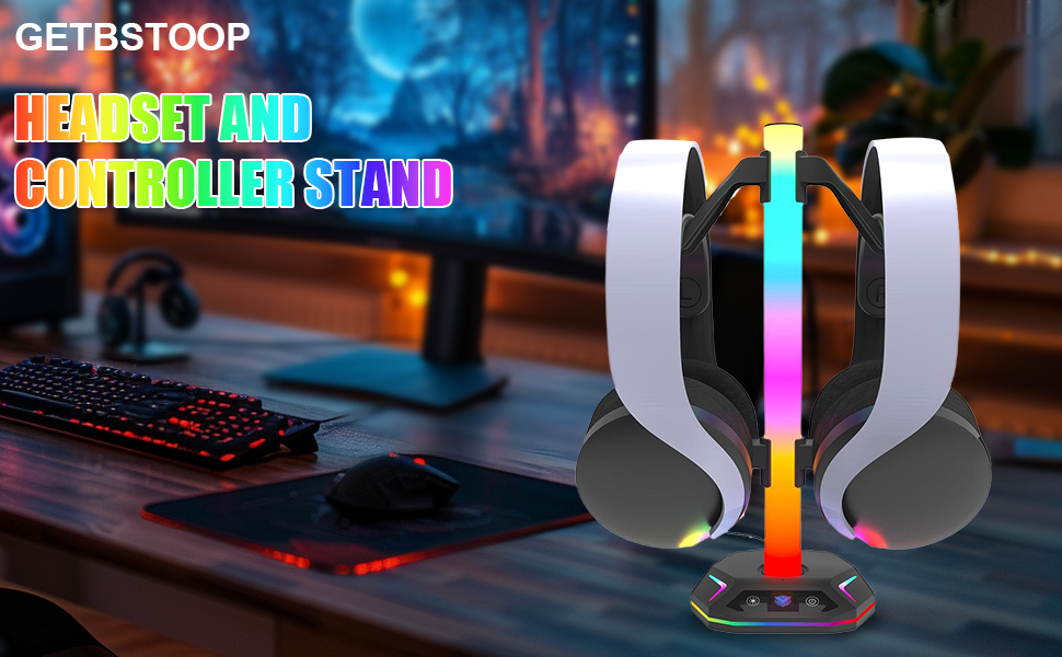 headset and controller stand