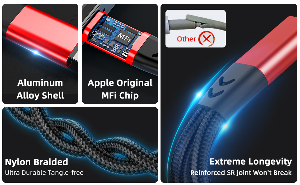 2-in-1 iPhone to 3.5mm Headphone Audio Jack and Charger Cable