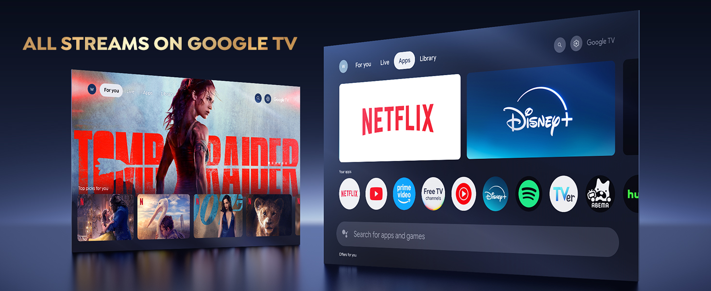 PUTRMIS K12 Google TV Projector