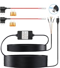 3 Wire Mini USB Dash Cam Hardwire Kit 12V-24V car Dashcam Hardwiring With fuse tap kit