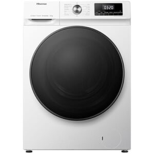 Hisense WDQA1014EVJM 60cm Freestanding 10 KG Front Load Washer Dryer - 1400 RPM - Pure Steam - PureJet - Pause and Add - Inverter Motor - White -230V            [Energy Class D]