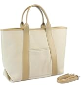 GSenhui Canvas Tote Bags for Women Large Handbags for School Work Tote Bags with Adjustable Strap...