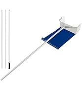 HOMFME Snow Roof Rake, 6-20.5FT/187-624cm Extendable Snow Removal Rake with PVC Snow Slide, Widen...