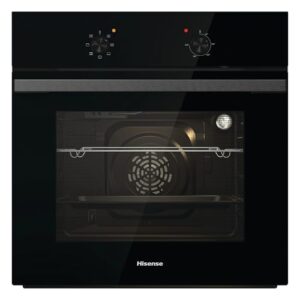 Hisense BI62020ABGUK - Built-in 60L Electric Single Oven - Black - 530x595x595 mm (DxWxH) - A Rated