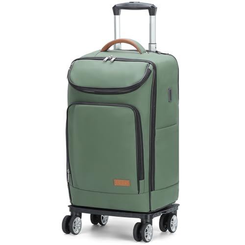 Lekeinchi Travel Rolling Laptop Backpack with Wheels - Rolling Backpack Laptop Backpack with USB Charging Port