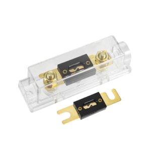 INFINAUTO Car Audio 0 4 8 Gauge Inline ANL Fuse Holder Set with 2pcs 200A Fuse Stylish Desig