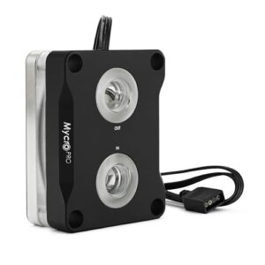 Thermal Grizzly AMD Mycro Direct-Die Pro RGB V1 - Water Cooler for AMD Processors - Replaces The Socket Activation Mechanism - CNC machined POM Cover - G1/4-inch Connections