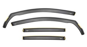 ISPEED Wind Deflectors For HYUNDAI SANTA FE MK3 2012-2018 SUV 4pc - Keep Your Car Ventilated In Rain - Reduce Wind Turbulence - Tinted In-Channel Type