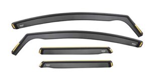 ISPEED Wind Deflectors For Ford Kuga MK3 2020-onwards 5 Door SUV 4pc - Keep Your Car Ventilated In Rain - Reduce Wind Turbulence - Tinted In-Channel Type
