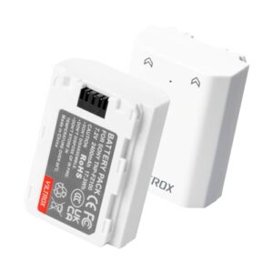 VILTROX 2 Pack NP-FZ100 Replacement Battery 2400mAh USB-C 2.5Hrs Fast Charging Rechargeable Camera Battery Compatible with Sony A7R IV