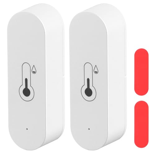 QWORK® 2 Pack WiFi Temperature Humidity Sensor