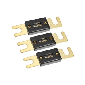 Hihaha 3pcs Fuse Replacement 100A ANL Fuses Car Audio Fuse Durable Material
