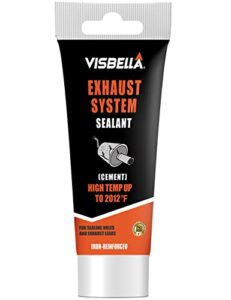 Visbella 75 g Exhaust Repair Paste Exhaust Sealant Heat Resistant Exhaust Paste High Gas Tightness Exhaust Assembly Paste Exhaust System Repair Kit for Car Muffler