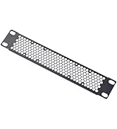GeeekPi DeskPi RackMate Accessories 1U Rack Mount Blank Panel for 10-inch Server Rack Enclosure o...
