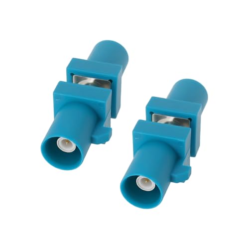 eMagTech 2pcs Fakra Z Adapter Male to Male Connector for Car Automotive Telematics GPS Radio Systems Antenna Applications Water Blue