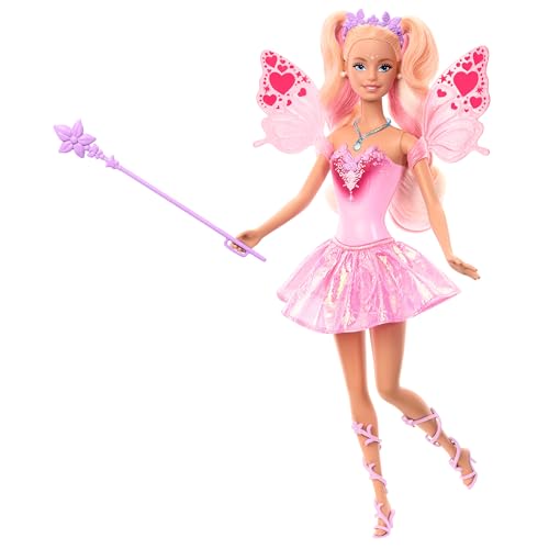 Mattel Barbie Fairy Doll with Toy Wand & Fashion Accessories